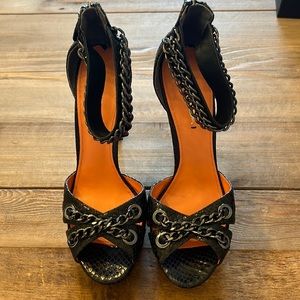 Via Spiga chain heels